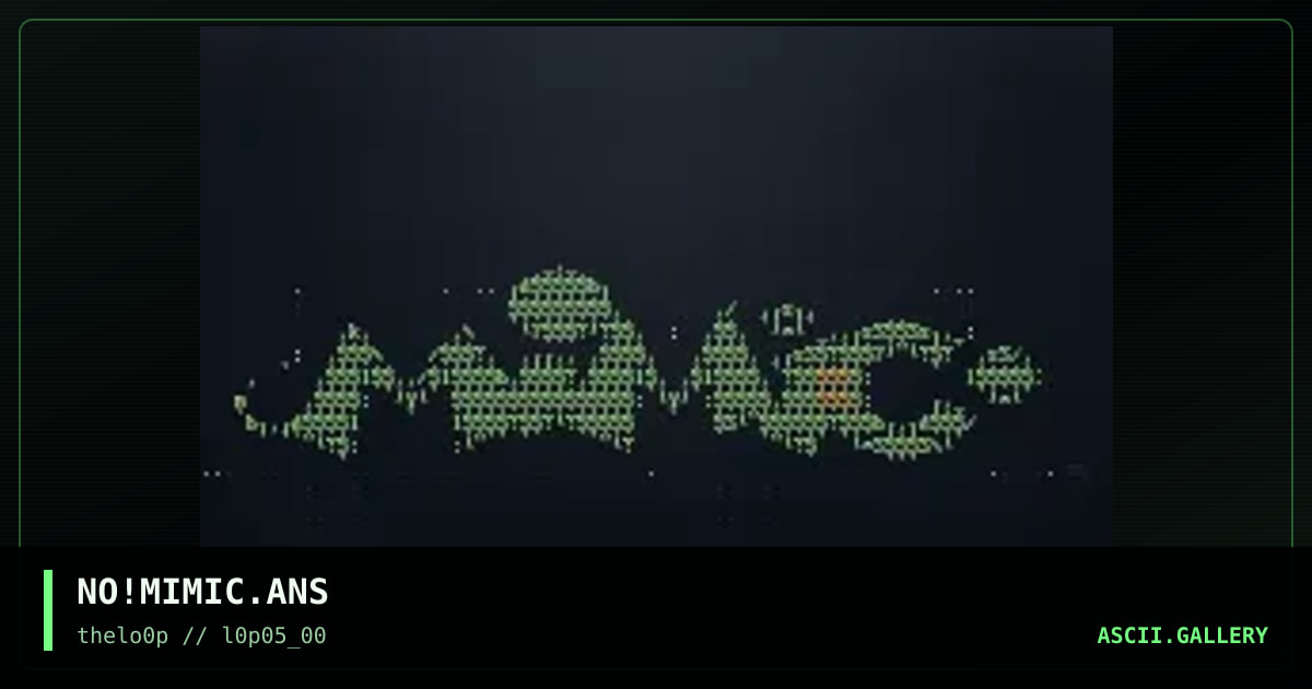 mimic, by noches, 2000