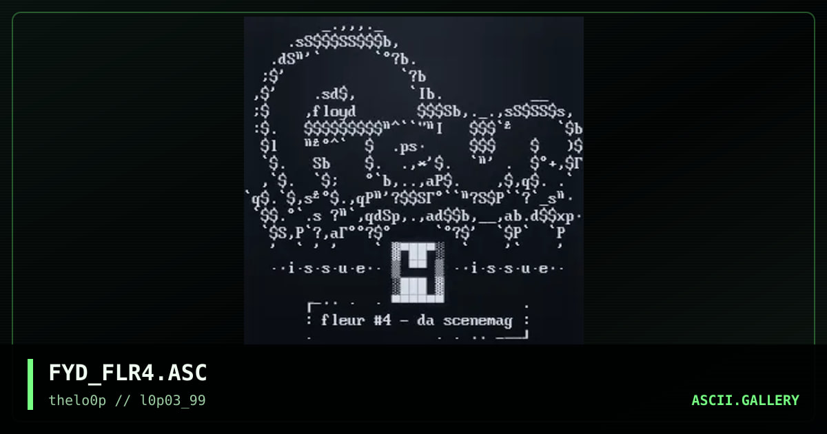 FYD_FLR4.ASC, by floyd, 1999