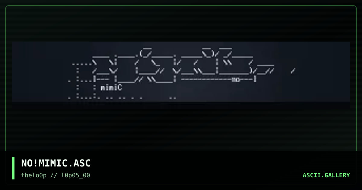 mimic, by noches, 2000