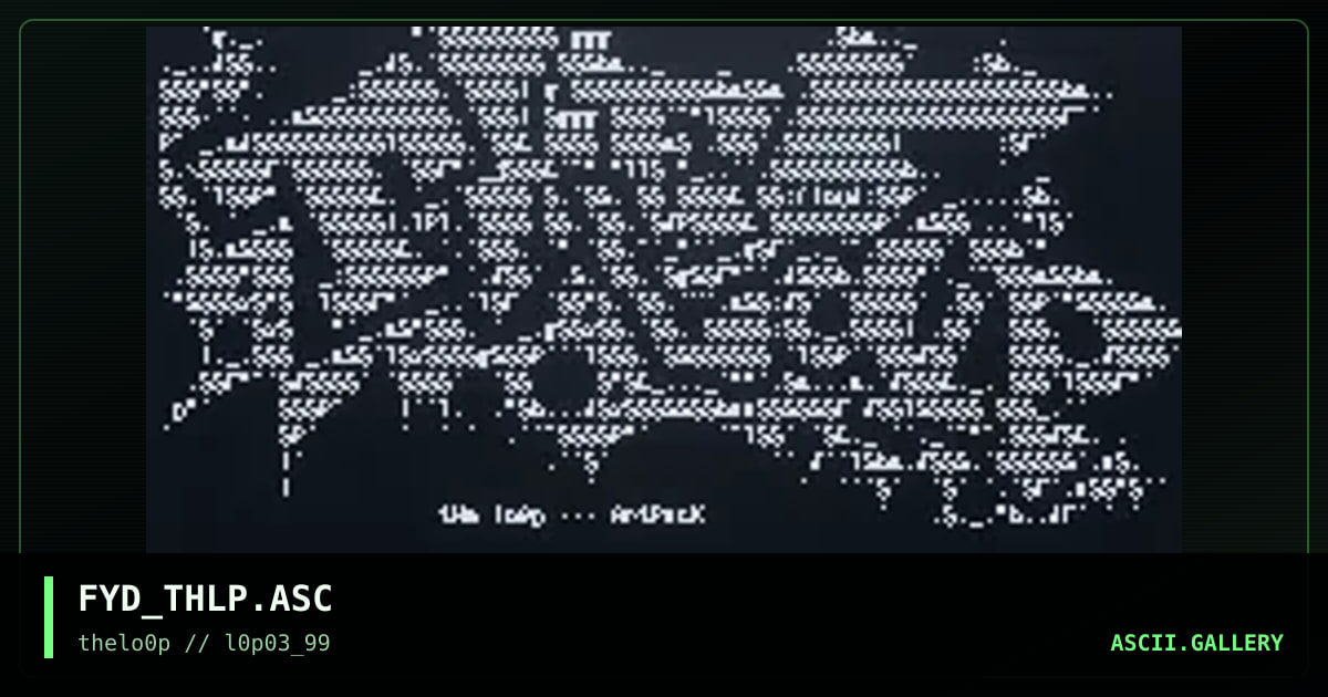 FYD_THLP.ASC, by floyd, 1999