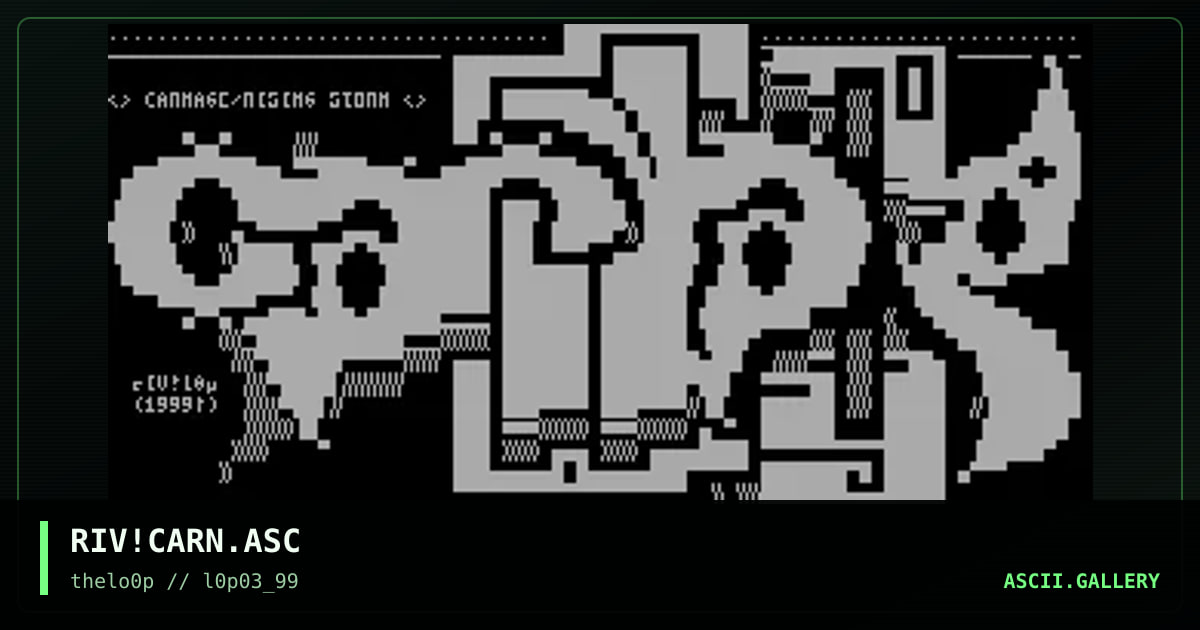 -- carnage --, by riven, 1999