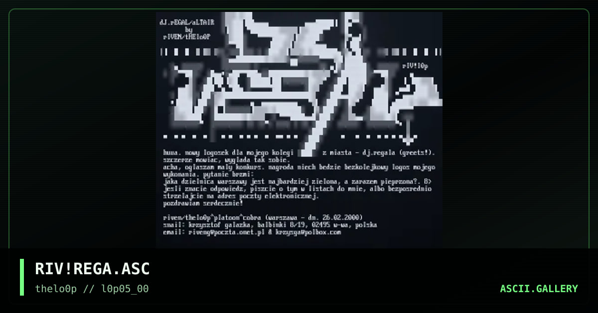 RIV!REGA.ASC, by riven, 2000