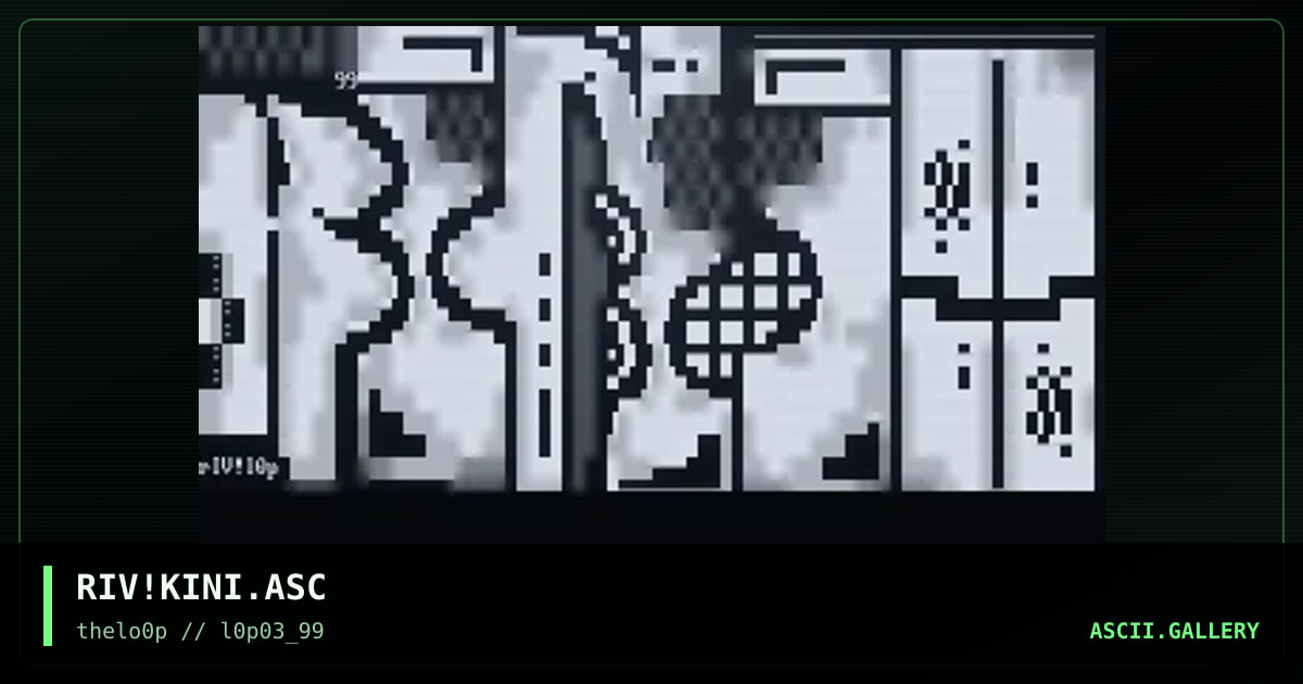 kINIO/lOGRUS, by riven, 1999