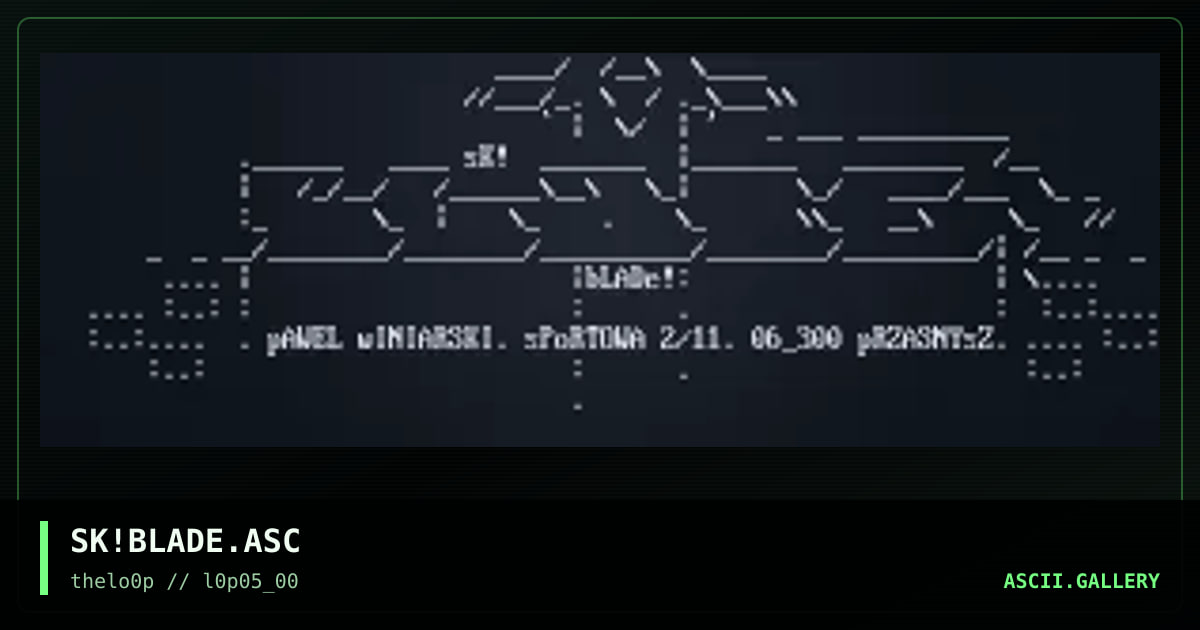 SK!BLADE.ASC, by simonking, 2000