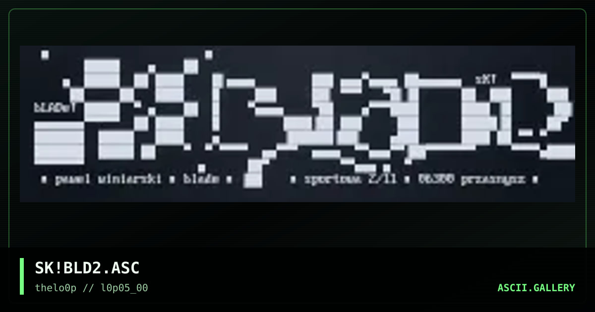SK!BLD2.ASC, by simonking, 2000