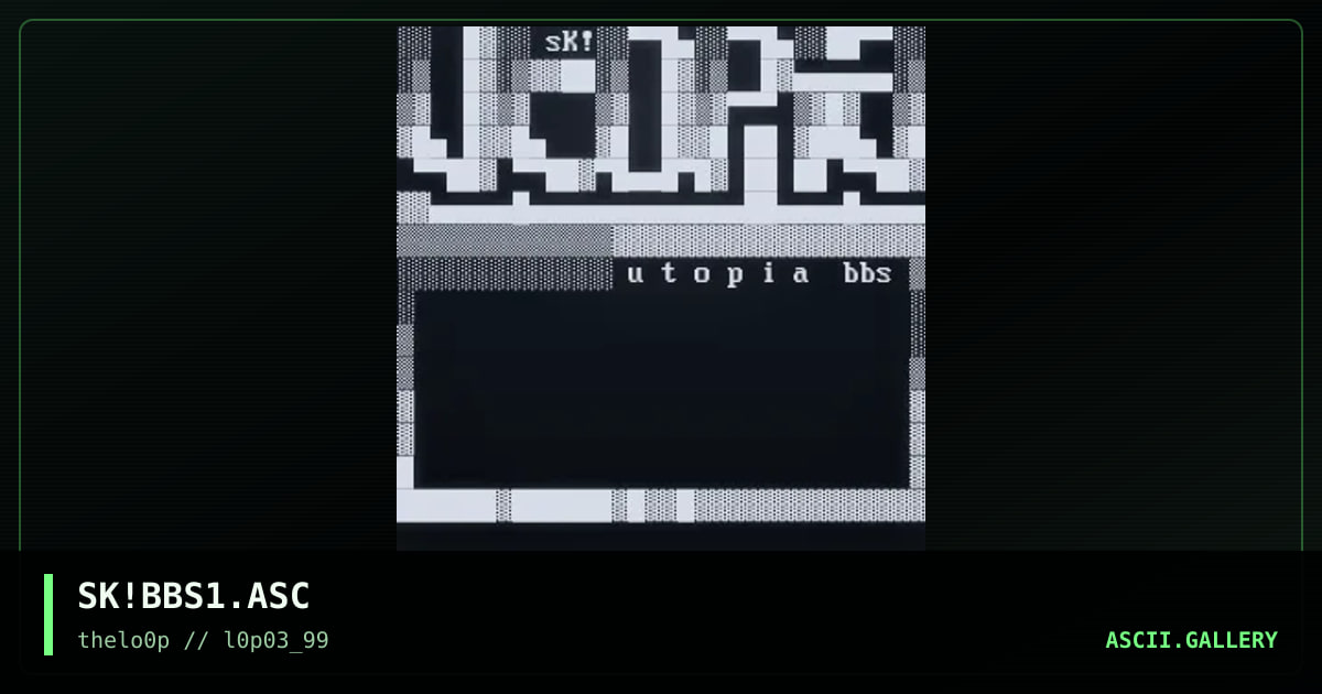 SK!BBS1.ASC, by simonking, 1999