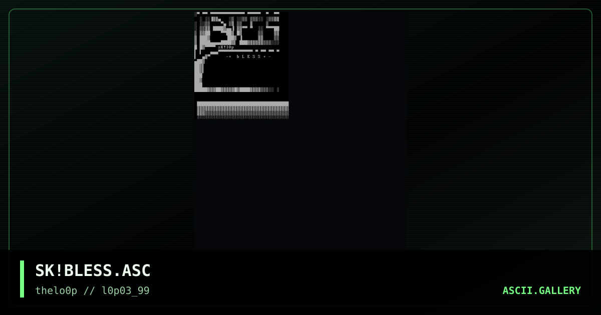 bLESS - file_id.diz+main, by simonking, 1999