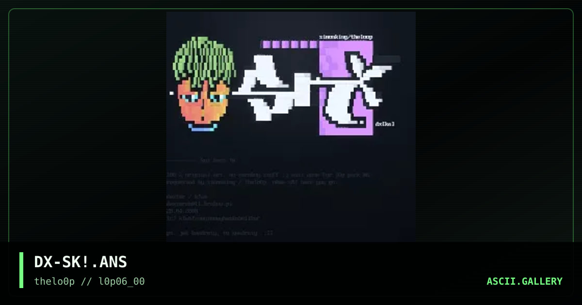 sK! with face, by dexter, 2000