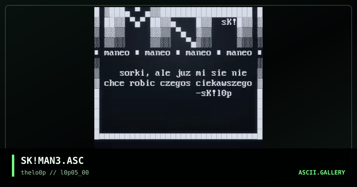 SK!MAN3.ASC, by simonking, 2000