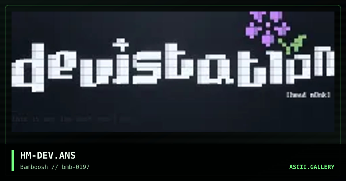 devistation!, by head monk, 1997