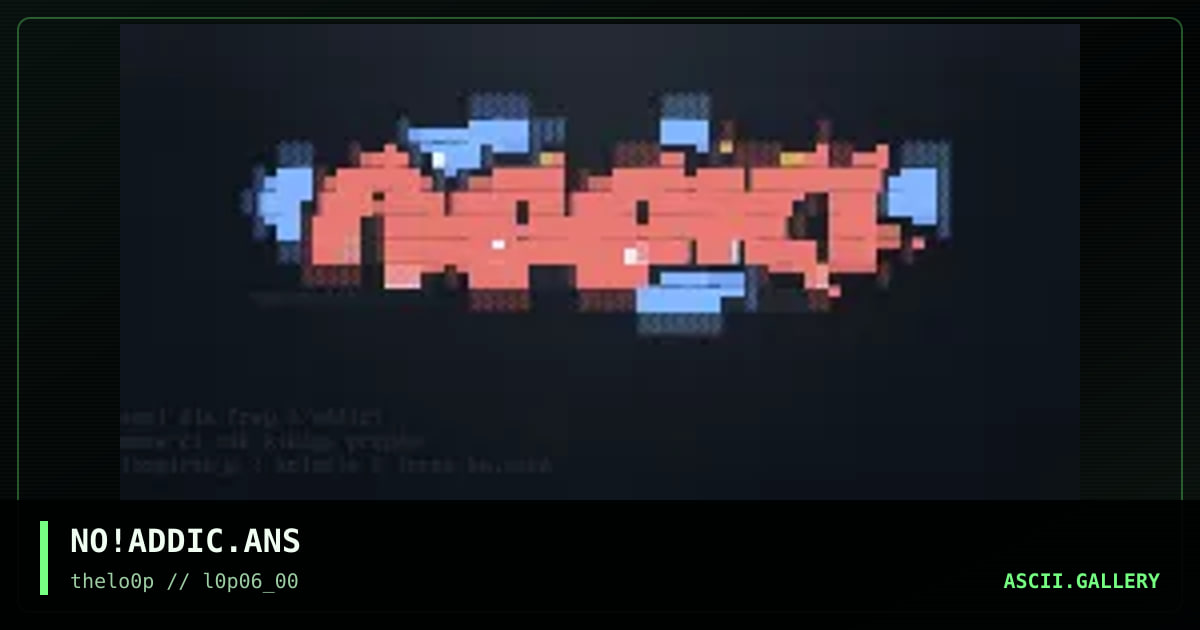 addict, by noches, 2000