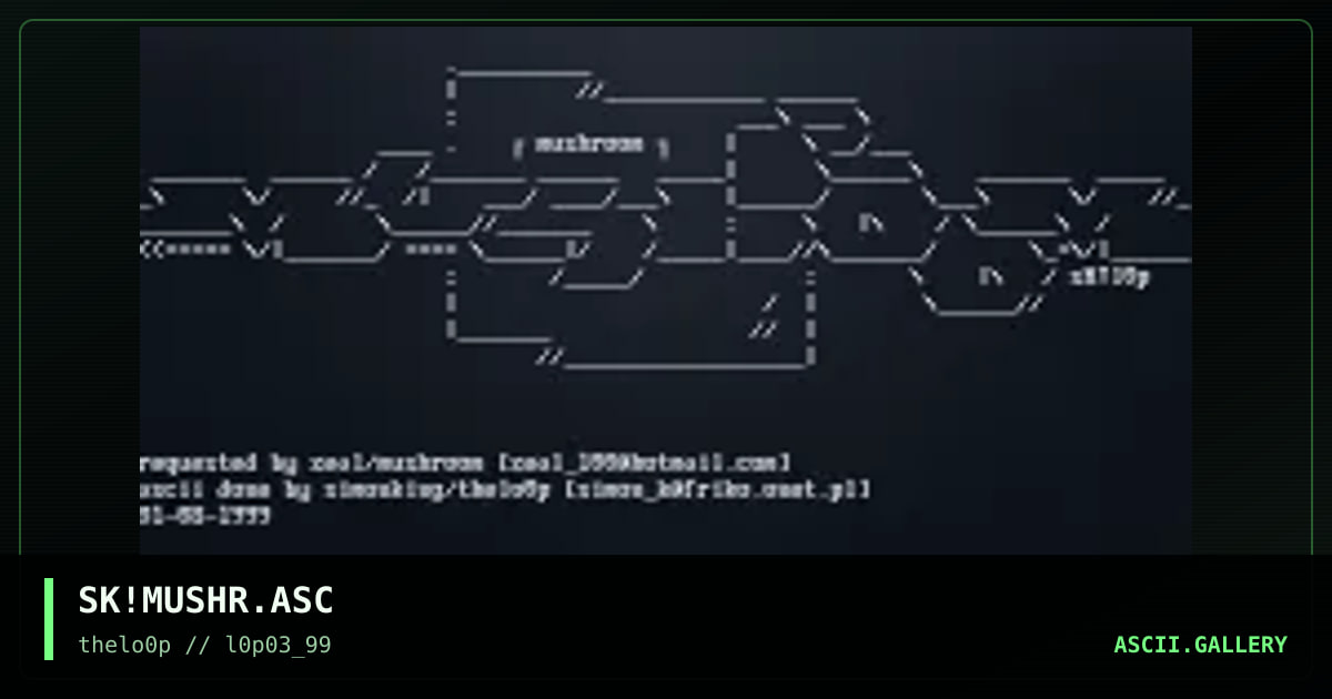 SK!MUSHR.ASC, by simonking, 1999