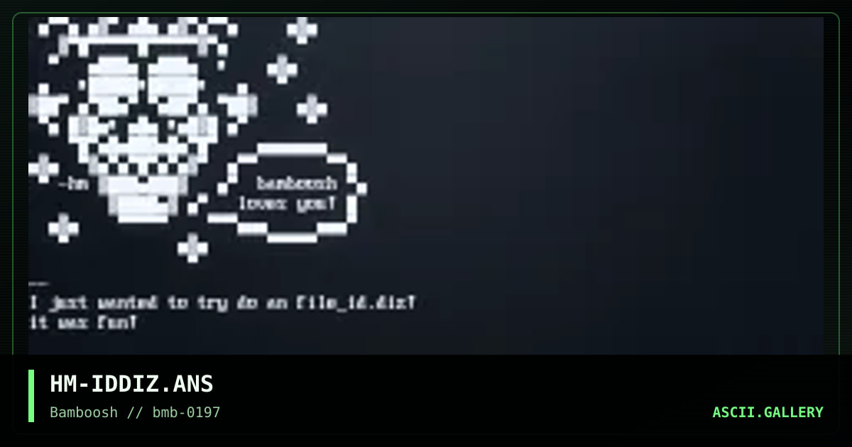 file_id.diz!, by head monk, 1997