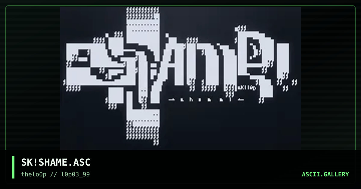sHAMEL, by simonking, 1999