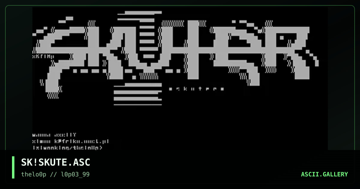 sKUTER, by simonking, 1999
