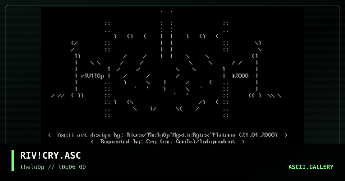 RIV!CRY.ASC, by riven, 2000