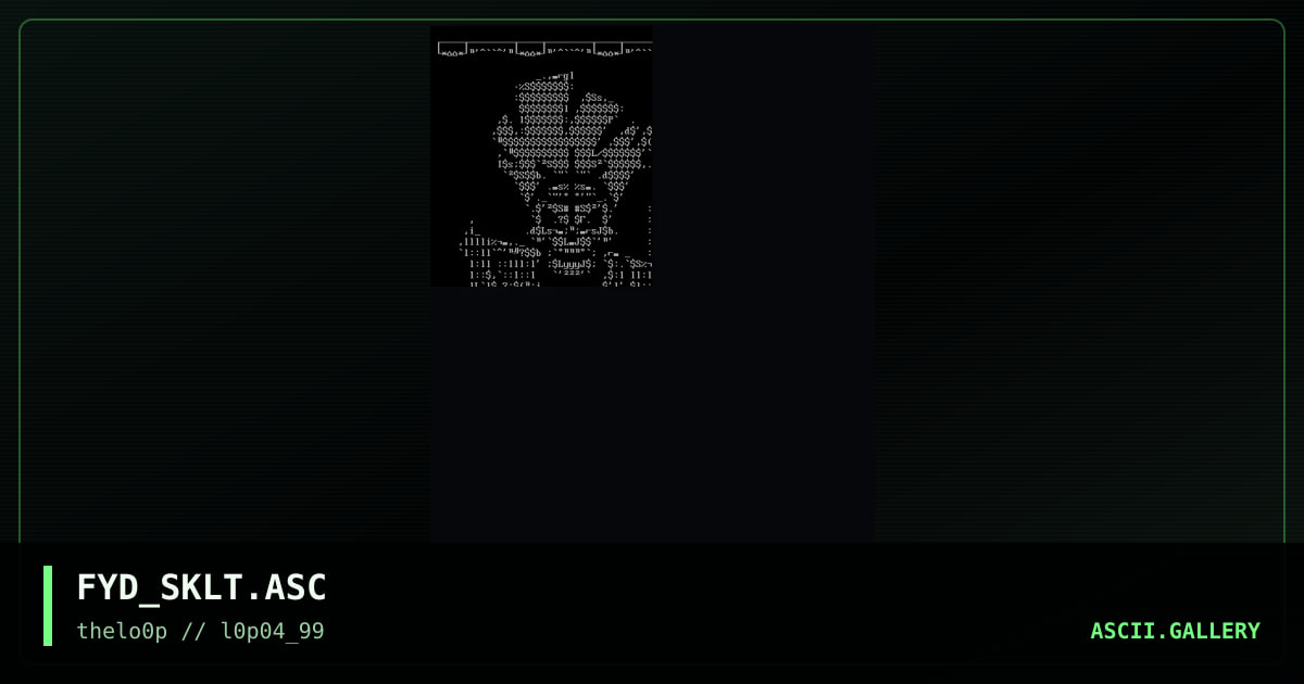 FYD_SKLT.ASC, by floyd, 1999