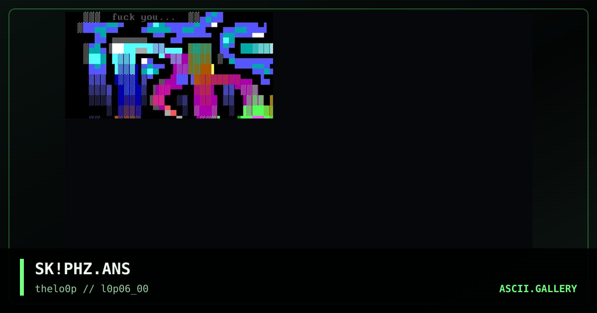 fuck you __phz__, by simonking, 2000