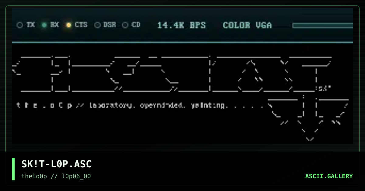 SK!T-L0P.ASC, by simonking, 2000