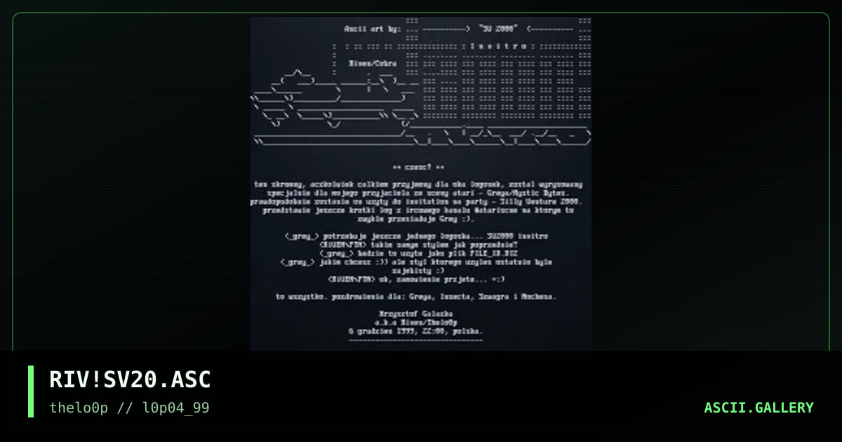 RIV!SV20.ASC, by riven, 1999