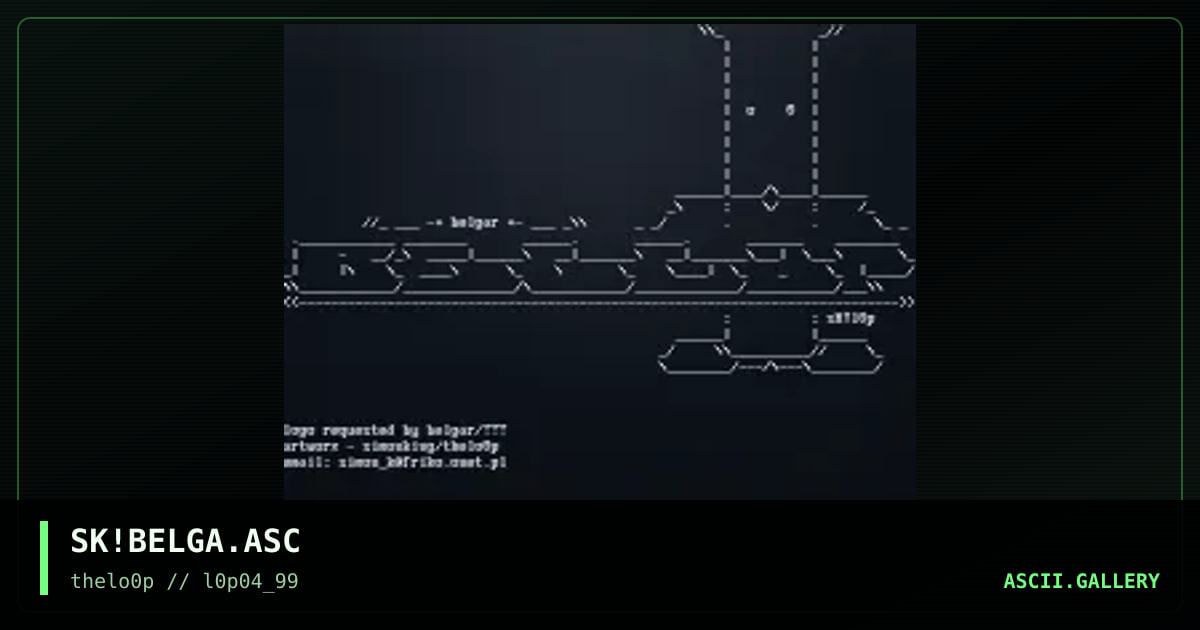 SK!BELGA.ASC, by simonking, 1999