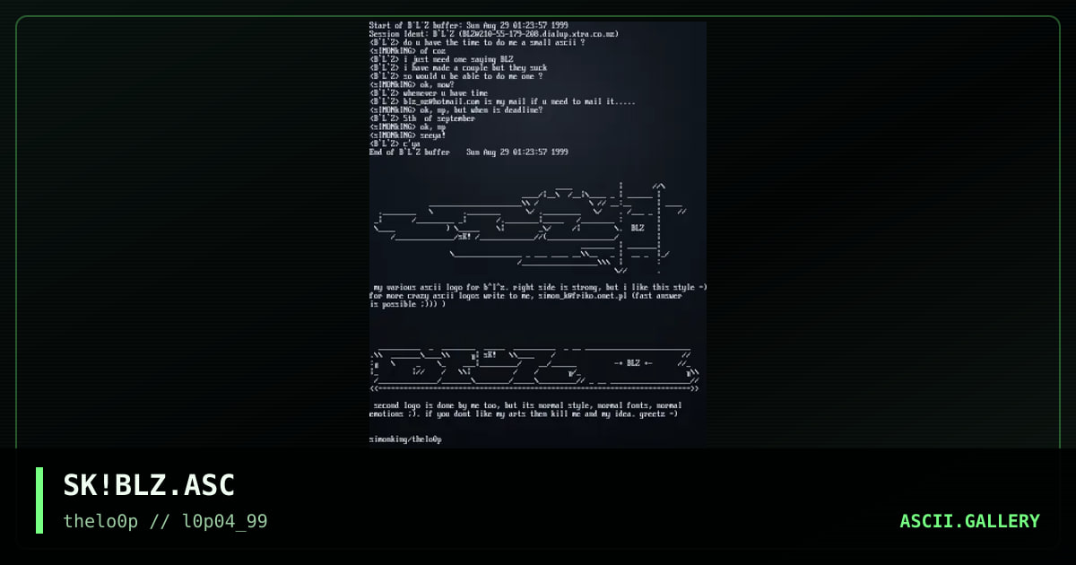 SK!BLZ.ASC, by simonking, 1999