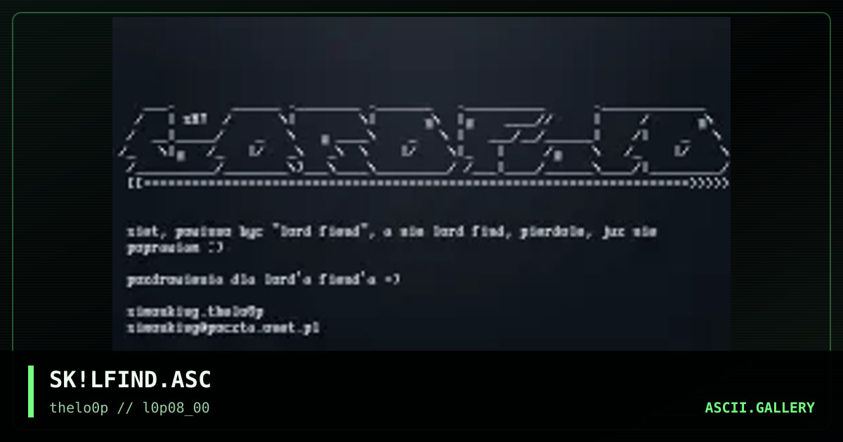 SK!LFIND.ASC, by simonking, 2000