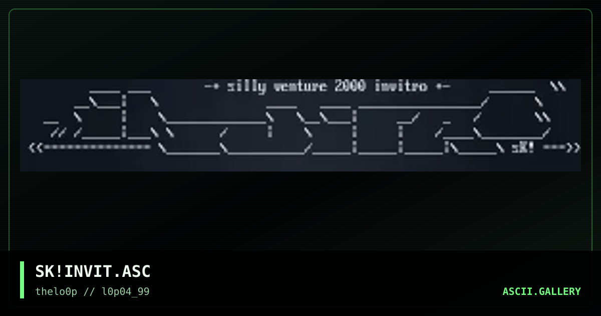 SK!INVIT.ASC, by simonking, 1999