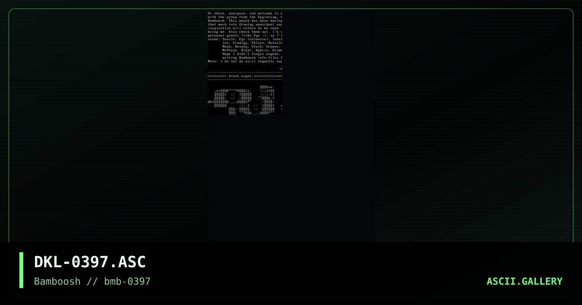 0397/One-year anniversary cluster, by darklord, 1997