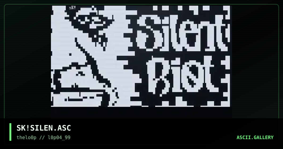 sILENT rI0t, by simonking, 1999