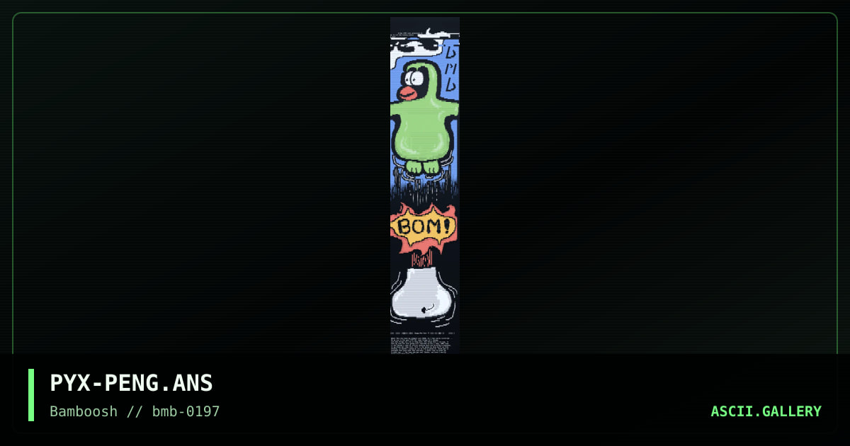 Happy New Year Penguin!, by pyx, 1997