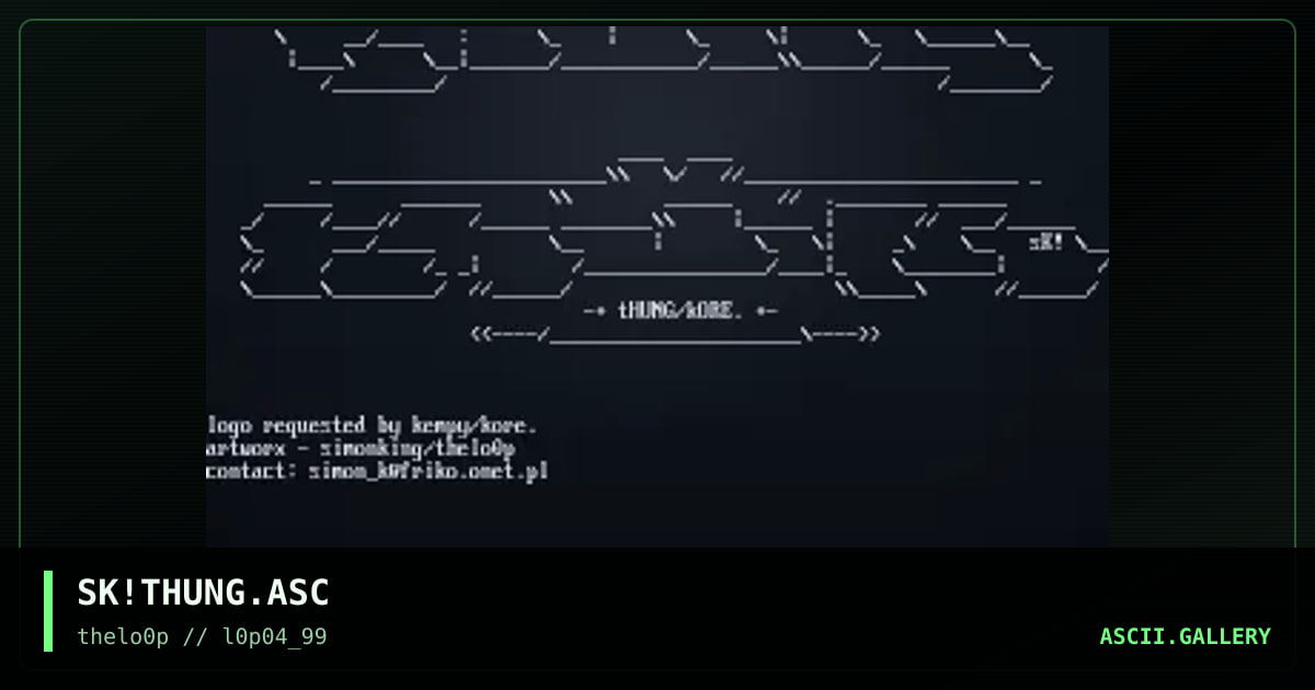 SK!THUNG.ASC, by simonking, 1999