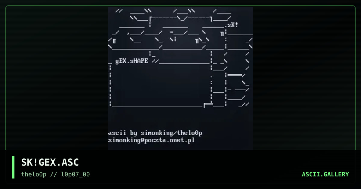 SK!GEX.ASC, by simonking, 2000
