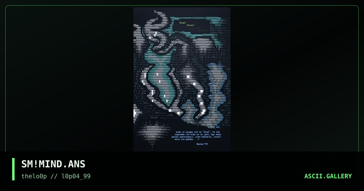 Mind or Virus?, by sir mentor, 1999