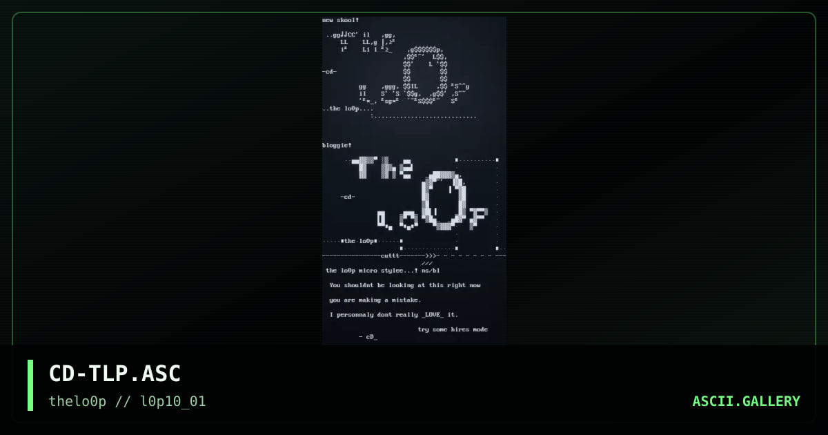 CD-TLP.ASC, by cd_, 2001
