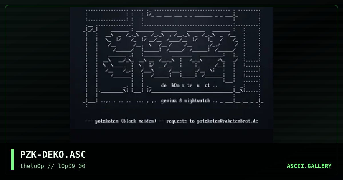 dekonstruct, by potzkoten, 2000