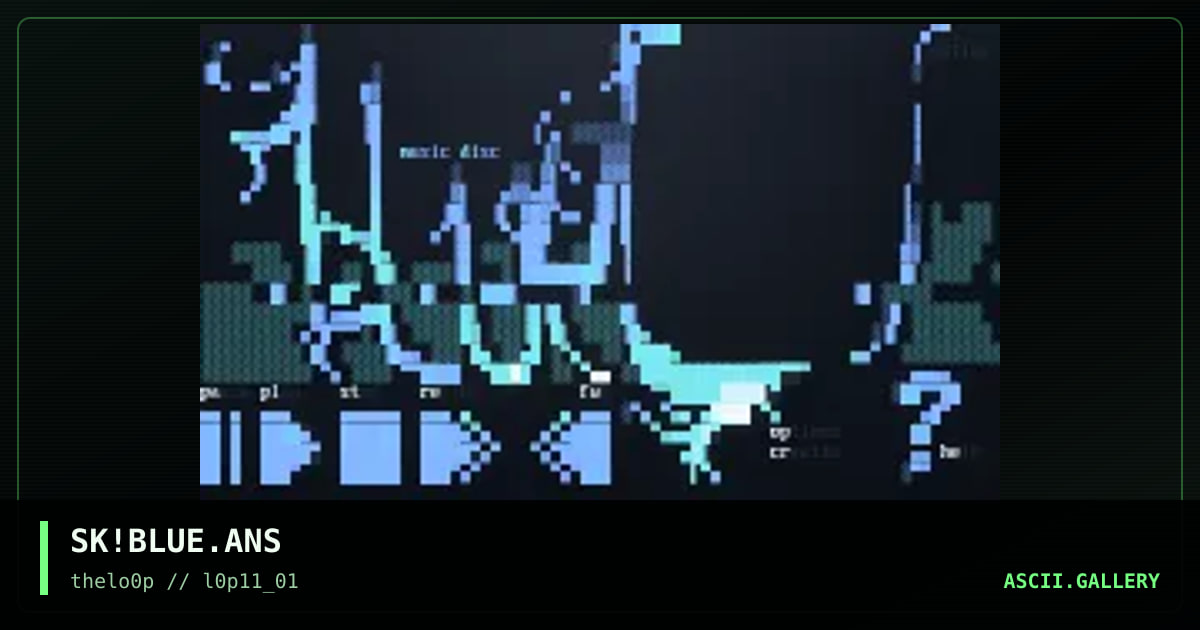 bLUE-panel, by simonking, 2001