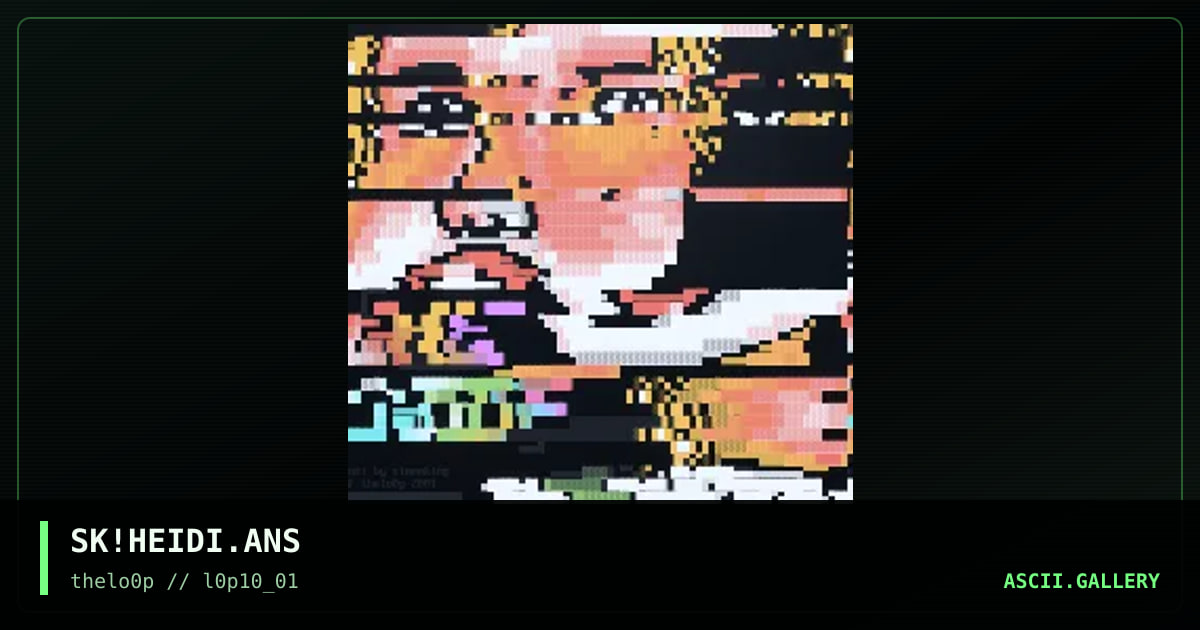 she is heidi =), by simonking, 2001