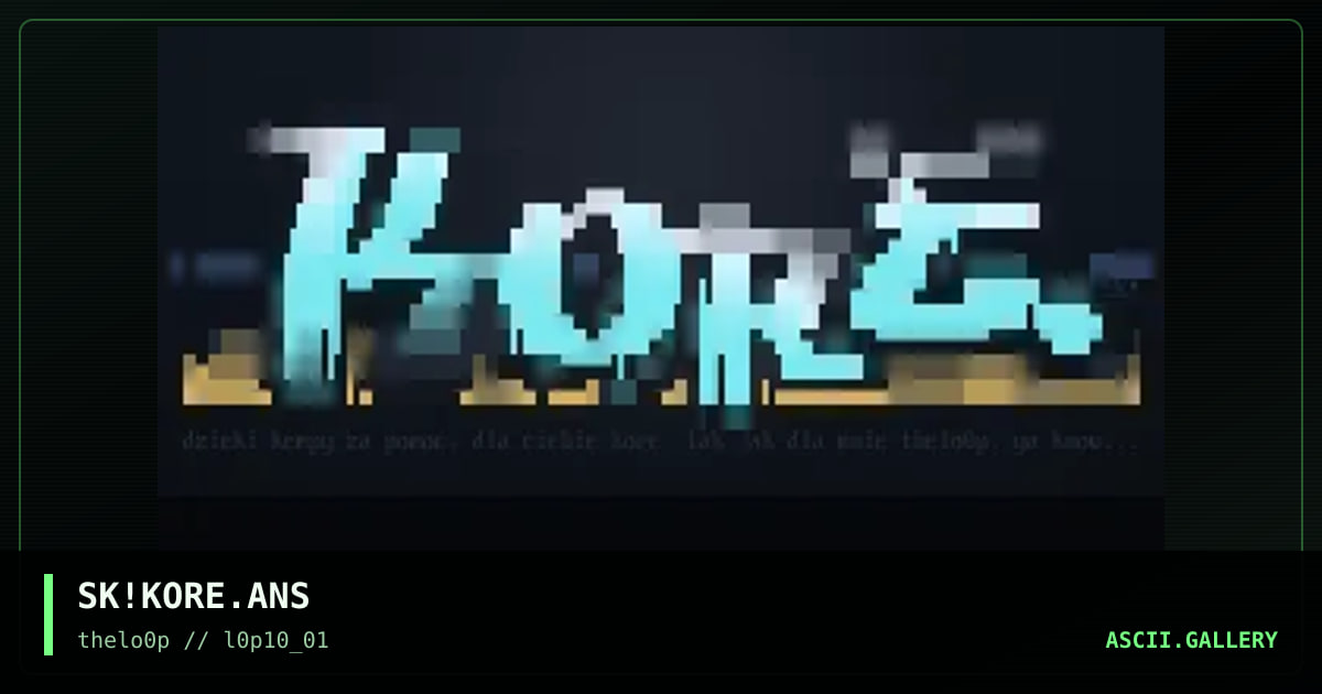 kORE.2001, by simonking, 2001