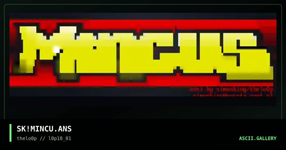 mincus logo, by simonking, 2001