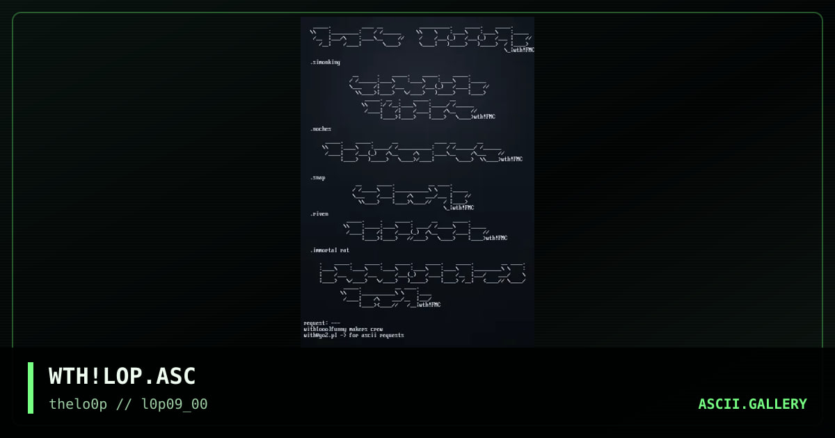 WTH!LOP.ASC, by with, 2000