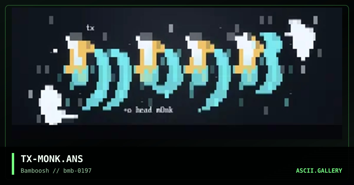 MONK, by tektronix, 1997