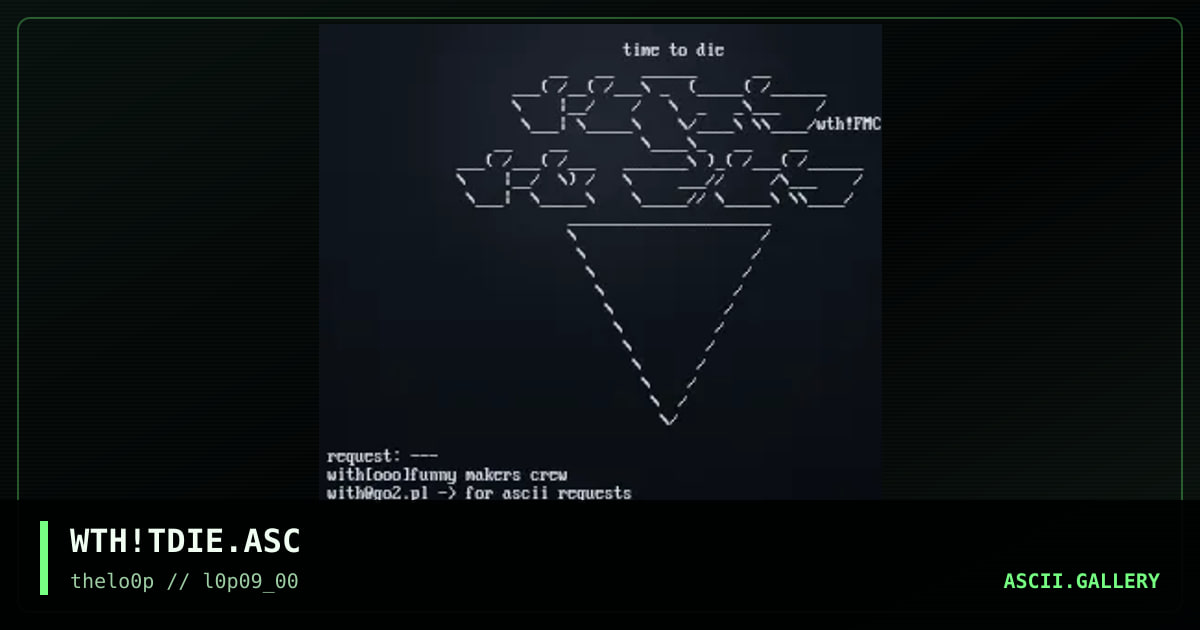 WTH!TDIE.ASC, by with, 2000
