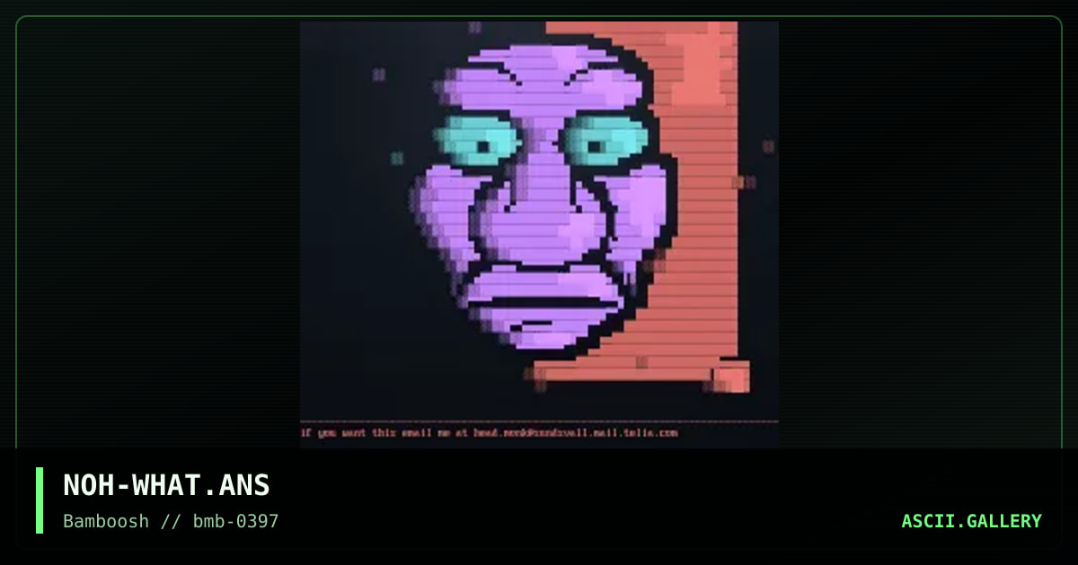 what is this?, by noah, 1997