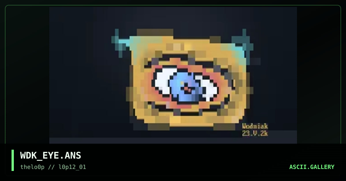 WDK_EYE.ANS, by wodniak, 2001