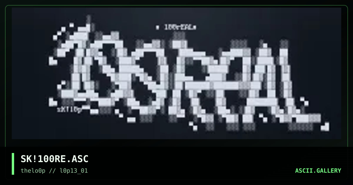 SK!100RE.ASC, by simonking, 2001