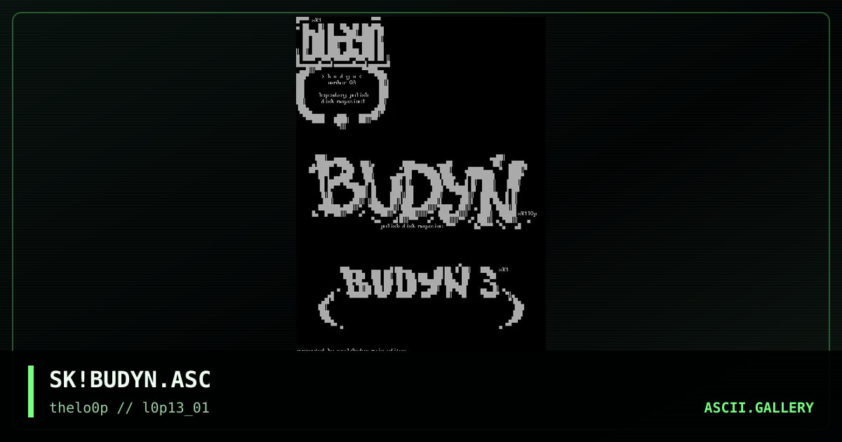 SK!BUDYN.ASC, by simonking, 2001