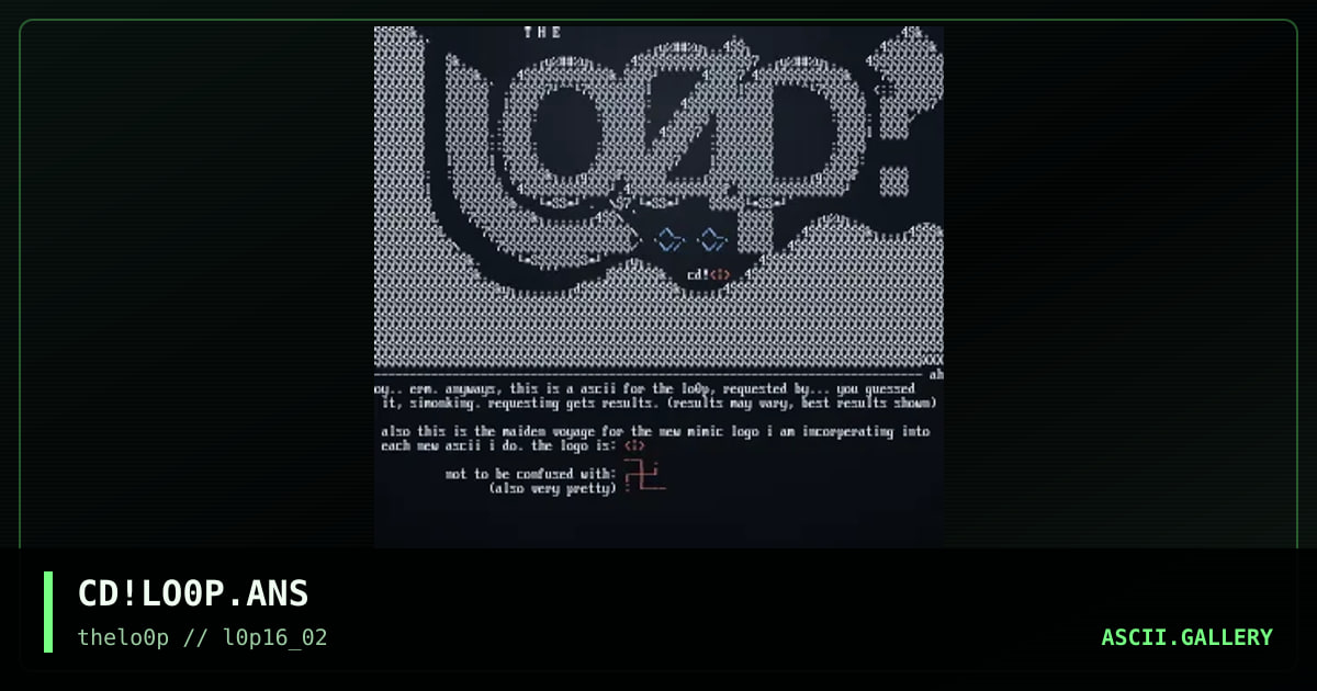 CD!LO0P.ANS, by cat-dog, 2002