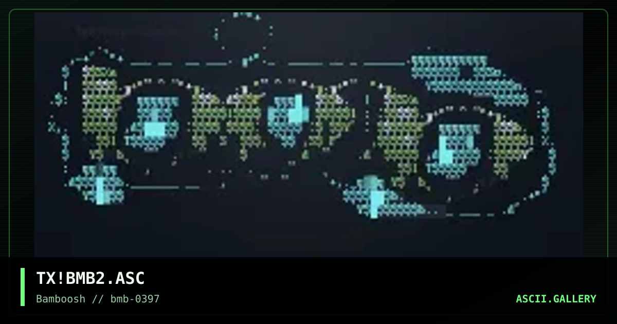 bmb color-ascii #2, by tektronix, 1997