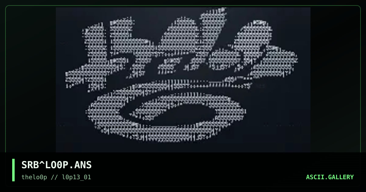 thelo0p logo, by sketch rimanez, 2001